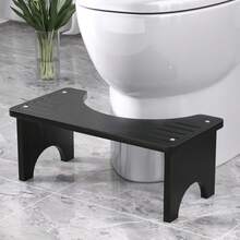 1 件竹制马桶凳竹木脚凳成人脚凳儿童蹲便凳孕妇马桶座凳家居浴室装饰秋季装饰返校