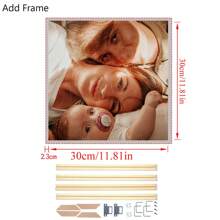 1 Customized Canvas Poster With DIY Frame Or Frameless Poster, Print Your Personalized Photo As A Gift On Canvas, Wall Decoration Painting, Mural, Hanging Painting, Canvas Printing, Canvas Poster, Canvas Wall Decoration, Poster Printing. It Is The Perfect Gift For Boyfriends, Family, Sons, Daughters, Students, Pets, Family, Birthdays, Weddings, Anniversaries, Suitable For Living Rooms, Bedrooms, And Offices