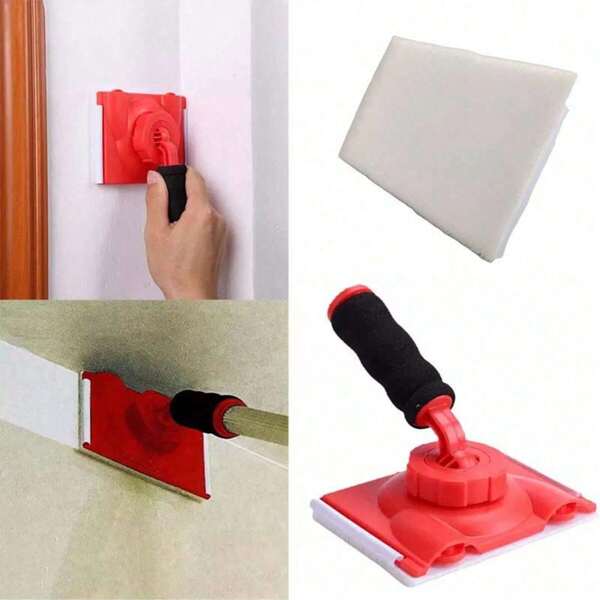 1pc Latex Paint Brush, Suitable For Cleaning, Cutting, Painting, Edge Brushing, And Safety Tools For Walls And Ceilings In Home Rooms