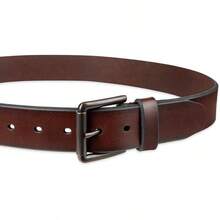 Cinturón Piel Hombre 1 1/2 pulgadas - Marrón - Ver 9