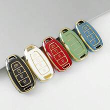 For H Y U N D A I Key Fob Cover - Durable TPU Case For Elantra GT, For Kona, For Palisade, For Venue, For Veloster - 4-Button Design Car Key Accessory Exquisite High-End Keybag Suitable For Both Men And Women - Keychain 6 - View 12