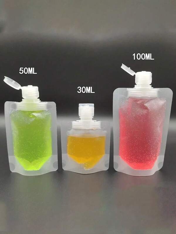 30/50/100ml Refillable Travel Bottles, Portable Containers For Lotions, Makeup, Shampoo, Body Wash