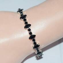 简约时尚镶嵌钻石和锆石手链，用途广泛