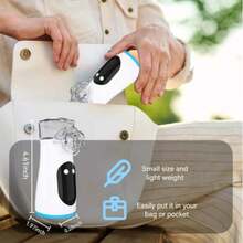 New Design Rechargeable Digital Display Ultrasonic Humidifier, Portable Handheld Mini Mist Maker With Self-Cleaning Inhalation