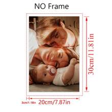 1 Customized Canvas Poster With DIY Frame Or Frameless Poster, Print Your Personalized Photo As A Gift On Canvas, Wall Decoration Painting, Mural, Hanging Painting, Canvas Printing, Canvas Poster, Canvas Wall Decoration, Poster Printing. It Is The Perfect Gift For Boyfriends, Family, Sons, Daughters, Students, Pets, Family, Birthdays, Weddings, Anniversaries, Suitable For Living Rooms, Bedrooms, And Offices