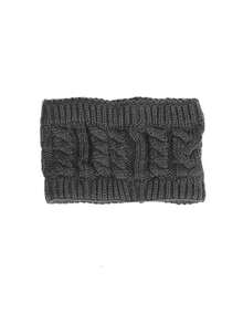 1pc Women's Twisted Knitted Skiing Hat - Knitted Winter Warm Hat, Soft, Comfortable And Elastic Design, Multi Functional Fashion Accessory, Outdoor Sports Headscarf, Essential For Snow Activities, Warm Material, Lifestyle /It Is Normal For This Product To Have An Odor, And It Needs To Be Cleaned Before Use For The First Time - Multicolor - View 12