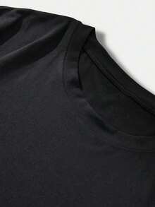 Men's New Fashionable Hip-Hop Style Printed T-Shirt - màu đen - Xem 4