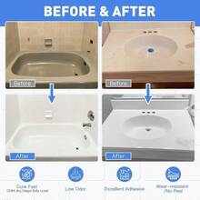 DWIL Tile Paint Tub And Tile Refinishing Kit With Tools Water-Based Bathtub Paint Low Odor Easy To Use 25-30 Sq.Ft 16.5 Oz Semi-Gloss White - White - View 8