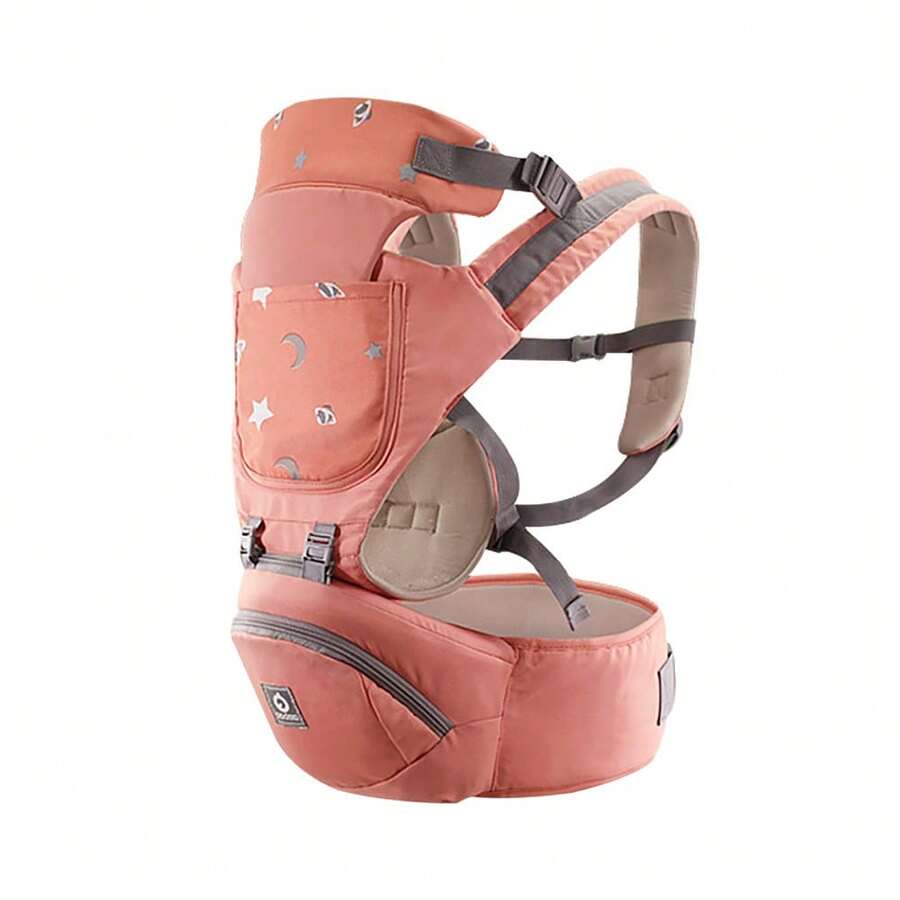 Baby  Bag Travel Waist Stool Children's Backpack - 鮭魚 - 查看 1