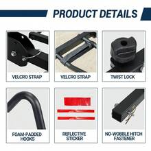 2Bike Rack Itch Mount Platform  Bike Racks For Bikes, Electric EBikes, Fat Tire, Bikes And M, Tilting Folding EBike Rack For Trailer Car SUV Pickup Truck RV   2 Inch Reiver