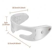 Hailicare 3D Eye Vibrator Massager 3 Modes USB Rechargeable Eye Massage Beauty Machine Vibration LED Light Therapy Eye Care For Relieve Eye Fatigue Eye Bags Lighten Dark Circles Smooth Eye Fine Line - White - View 12