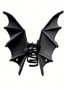 1pc Gothpunk Bat Wings Hairpin - Women's Elegant Metal Ponytail Hair Accessories For Halloween And Christmas Parties, Halloween Hair Accessories. Gothpunk Style. Durable Plastic, Halloween Accessories - Multicolor - View 5