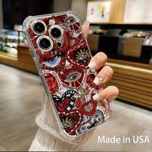 Funda para móvil con ranura para tarjetas. Compatible con phone 16, 15, 14, 13, 12 y 11. Permite guardar tarjetas y fotos. Diseño elegante y sencillo, transparente, esquinas reforzadas, anticaídas, con orificios para tarjetas. - Colores mixtos 1 - Ver 6