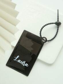 1pc Personalized Name Colorful Luggage Tag For Suitcases Customized Monogram Name PVC Luggage Tags With Name Card Custom Unique Tag Travel Bag Backpack Tags Gift TagsTravel Accessories Handmade Chic Travel Gift Birthday Bridesmaid Gifts For Friends - Multicolor - View 15