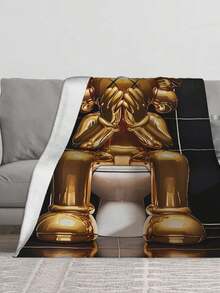 Kawss Kawaii Kaw Animation Theme Flannel Blanket - ,Print Blanket Living Room, Sofa And Travel - Gorgeous Mixed Color Gifts For Friends And Family, Double-Layer Blanket Comfortable Bedroom Decoration