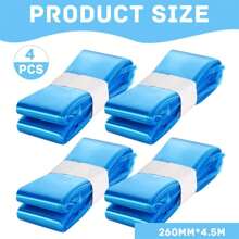 6pcs - Diaper Disposal Bags Drawstring Closure Pe Material For Diaper Pail Use Simplifies Disposal For Busy Parents Compatible Various Pails