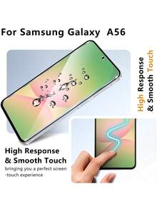 2片装钢化玻璃屏幕保护膜，兼容三星Galaxy A56 A36 A26 A16 A06 A55 A35 A25 A15 A05 A54 A34 A24 A14 A04 A73 A53 A33 A23 A13 A03 A72 A52 A32 A12 A02 A71 A51 A21 A71，9H硬度，2.5D弧面全覆盖，粘性屏幕玻璃，生日礼物，送给家人、朋友，手机屏幕保护膜，手机配件 - 無色 - 查看 3