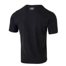 Under Armour 男子運動T卹黑色健身訓練短袖速快乾透氣跑步短袖UA SPORTSTYLE LOGO UPDATE SS-BLK日常休閒寬鬆舒適短袖Tee1382911-001 - 黑色 - 查看 2