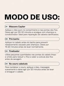 Óleo de Ojon - Crescimento Capilar, Reparador de Pontas, Umectacao Capilar e Fortalecimento dos Fios – Natural com Aloe Vera - Com Tampa Gotejadora, 140ml, Beauts - Ojon - Visão 5