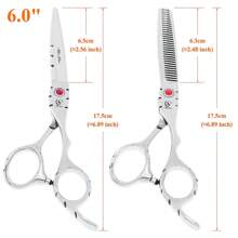 Meisha مقص تقصير شعر احترافي 5.5/6.0 بوصة، من الصلب الياباني 440c، مقص تسريح للصالون والحلاقة، ملحقات العودة إلى المدرسة والسفر والعطلات الأساسية، فرشاة تسريح الشعر الناعمة، مجفف الشعر، الشعر، الحلاق، فرشاة الحواف، فرشاة التسريح، مجفف الشعر، مستلزمات الشعر، رذاذ الشعر، منتجات الشعر المجعد، مقص تقصير الشعر، عيد الميلاد، صالون الحلاقة، تصفيف الشعر، مجفف الشعر، الشعر، الملحقات، منتجات الشعر، أدوات الشعر، مستلزمات الشعر، العناية بالشعر، فرشاة الشعر المجعد، الحلاق، تصفيف الشعر، تصفيف الشعر