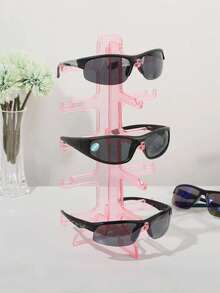 Sunglasses Holder, Sunglasses Stand, Eyeglass Holder, Organizer Stand For 6 Pairs Of Sunglasses - Pink - View 4