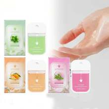 1 38毫升便携式洗手液，温和清爽，保持双手清洁，便携速干，滋润呵护干涩双手，香味清新，无异味，全方位呵护，时刻守护您的健康，适合外出就餐、与宠物互动、户外活动、聚会、商务出差、公共交通和旅行 - 彩色 - 查看 7