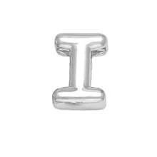 26个字母光滑手链，适合女性，DIY名字手链，镀金首饰 - 銀色 - 查看 27