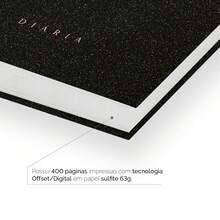 iscool Daily Hardcover Agenda 2025 Spot Glitter Colors - Đen và hồng - Xem 11