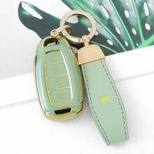For H Y U N D A I Key Fob Cover - Durable TPU Case For Elantra GT, For Kona, For Palisade, For Venue, For Veloster - 4-Button Design Car Key Accessory Exquisite High-End Keybag Suitable For Both Men And Women - Keychain 6 - View 17