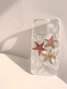 Ốp lưng điện thoại mềm chống sốc chống trầy xước hình sao biển xanh lá cây 1 chiếc tương thích với iPhone 16/16 Pro/16 Pro Max/16 Plus - Nhiều màu - Xem 3