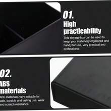 2 件双隔层磁性收纳盒，分区整理器，适用于小物品，磁性/可安装两用，桌面和墙壁整理必备，双分区分类存储，壁挂式节省空间，浴室和厨房方便取用