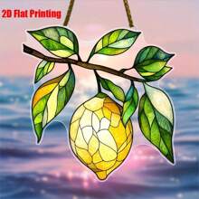 Vibrant Mohnblumen Acryl Sonnenfänger - Sonnenblumen Fensteraufhängung Dekoration für Zuhause & Garten, ideales Geschenk für Blumen Enthusiasten, Kein Stromanschluss benötigt, perfekt für Wohnzimmer, Büro und Außenbereiche