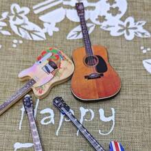 迷你吉他模型、微型乐器装饰、小房子配件、收藏品和爱好礼物 - 彩色 - 查看 8