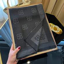 2025 Malasia Última Moda de Tudung Bawal Estampado Bohemia Hijab Pañuelo Envolturas Premium Voile Suave Pañuelo Musulmán Protección Solar - Negro - Ver 9