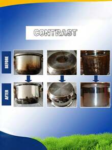 JAYSUING JAYSUING; 100G;Oven And CookwareCleaning Paste; Kitchen Specific; Stainless Steel Cleaning Paste; The Effect Is Quick; Clean The Black Dirt And Stains On The Bottom Of The Pot; Rust Polishing And Descaling Paste