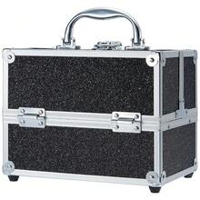 FRENESSA Makeup Train Case Portable Makeup Case Organizer Cosmetic Box Make Up Box Makeup Organizer Cosmetic Storage Cases With Locking Nail Kit Organizer Travel Case Mermaid Pink - Màu đen bóng - Xem 1