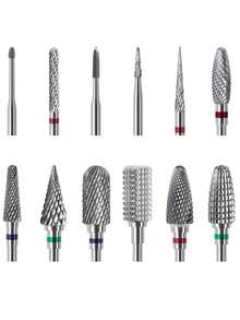 1pc Professional High Quality Tungsten Steel Nail Drill Bits Electric Grinding Machine Accessory Polishing Cutter Manicure Tool Supplies - Multicolor - View 2