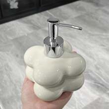 1 set dispensador de jabón de cerámica para el baño, botellas de gel de ducha con decoración de mariposa, dispensador de espuma para gel de ducha