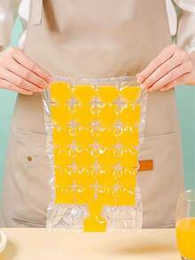 一次性自封冰块袋、冰箱制冰盒、家用冰块储存模具