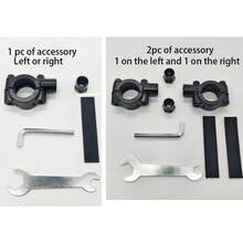 Adjustable Bicycle Rearview Mirror - Wide Angle, Clear View, Fit All Handlebars, Black Fashion Design