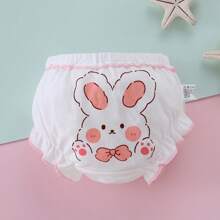 宝宝婴儿女童面包裤100%纯棉内面包裤婴儿下装男童女童三角内裤夏季可爱简约透气干爽舒适短裤