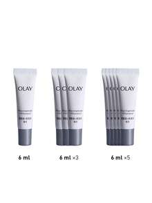 Olay 6毫升烟酰胺+甘醇酸亮肤精华，便携设计，适合所有肤质，具有保湿滋养功效，维生素C和E协同作用，打造水润透亮肌肤，适合日常使用和旅行，均匀肤色，减少泛红和暗沉，完美实现光泽亮丽，适合干性肌肤，最佳抗衰老护肤产品。 - 精華液6ml - 查看 5