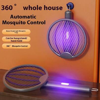 Foldable Electric Mosquito Killer Zapper Raqueta Mata Electrico USB Rechargeable Zanzare Mata Fly Tue Mouche De Anti Mosquitos,300mah