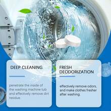 Washing Machine Cleaner Tablets - Deep Cleaning For Washer Tub, Removes Dirt & Odor, Daily Home Use - Multicolor - View 5