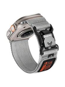 chinbersky 1 条装耐用尼龙 Apple Ultra 2 表带 49 毫米，兼容 Apple 46 毫米、45 毫米、44 毫米、42 毫米，适用于 Ultra/Ultra 2 和系列 10/9/8/7/6/5/4/3/SE，编织设计运动环带