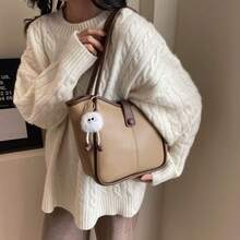 Women Tote Bags - 棕色 - 查看 12