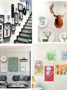 72pcs Of Heavy-Duty Polyamide Picture Hanging Strips - Non-Destructive Adhesive Hanging Rings, Suitable For Drywall, Perfect For Photos And Christmas Decorations, Ideal For The Holiday Season. No-Drill Picture Hanging Strips - Double-Sided Removable Wall Hooks, Suitable For Frames And Artwork, Water-Resistant Adhesive Installation Labels.