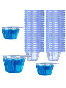 100 件 40 毫升塑料一次性杯子分配器，适用于 DIY 环氧树脂珠宝制作工具