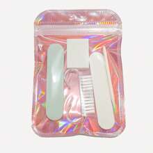 Set de 30/20/10/5/3/1 piezas de herramientas de manicura y pedicura, incluye lima de uñas mini, bloque de pulido, lima de uñas de doble cara, empujador de cutículas de madera, herramientas de limpieza de uñas, conveniente para uso en casa u exterior, palitos de uñas, cepillo de uñas, set de pedicura