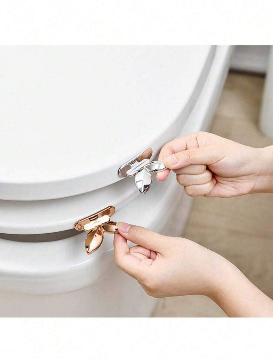 Hands-Free Toilet Seat Lifter – Convenient Touchless Handles For Easy Lifting & Lowering – Promotes Better Hygiene & Sanitary Bathroom Practices – Simple To Attach, Ideal For Families – Perfect For Bathroom Cleanliness & Comfort. - 彩色 - 查看 1